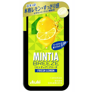 MINTIA BREEZE ミンツ フレッシュレモン味 30個 0.78 oz 【ビタミンC配合】【シュガーレス＆爽快】