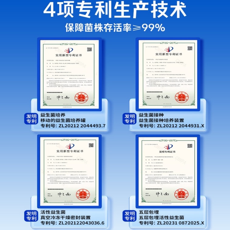 【中国直邮】 若小姐 成人益生菌粉 含双歧杆菌益生元 冻干活性菌调理肠胃 改善便秘腹泻 肠道健康平衡2g*20包 3