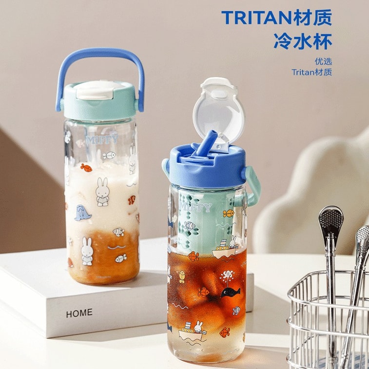 Rabbit Water Bottle Set – Ocean Series, 500ml Vacuum Insulated Mug + 550ml Cold Water Cup (2 Pcs) 4