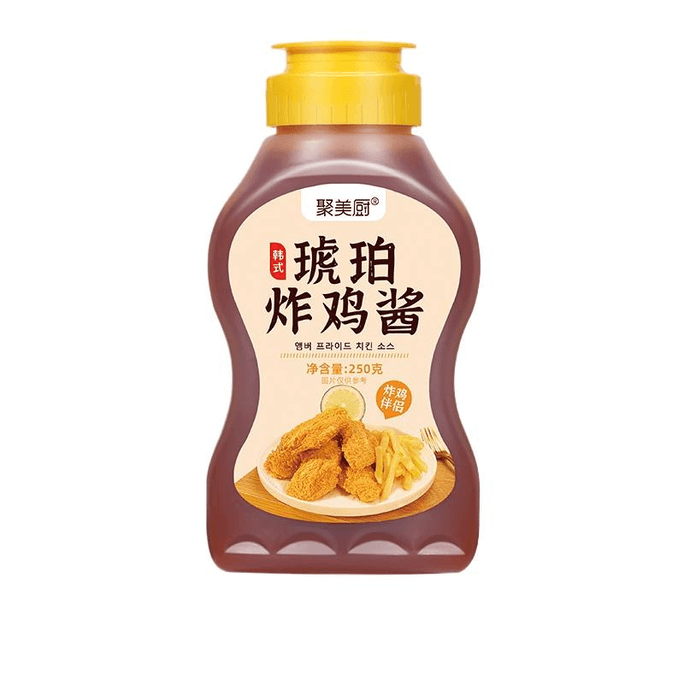 Amber Fried Chicken Sauce Korean Style Fried Chicken Dipping Sauce Squeeze Bottle 250g * 1 Bottle