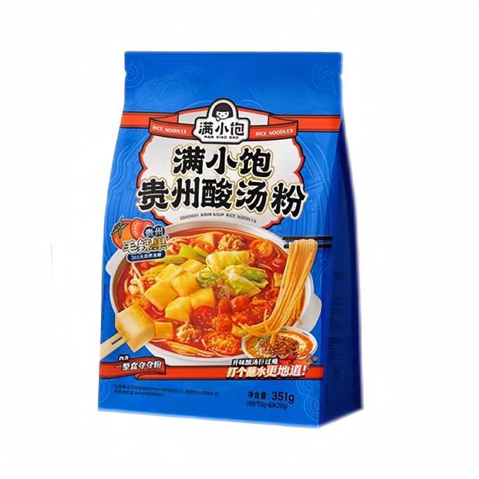 Guizhou Sour Soup Noodles And Spicy Noodles 351g*1 Bag