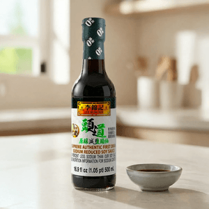 LEE KUM KEE李錦記 頭道原釀減鹽頭抽 500ml 【低鈉配方醬油生抽】