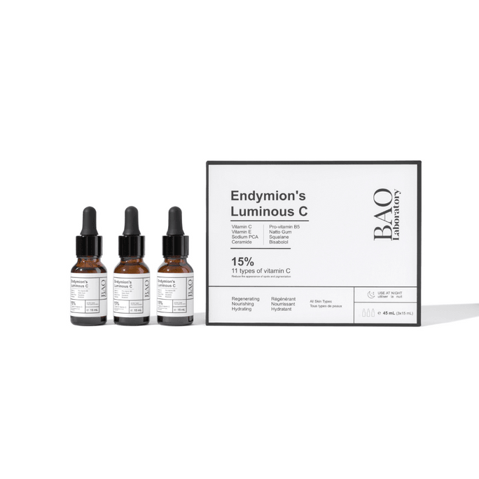 【銷售冠 | 部落客推薦】BAO Laboratory 恩底彌翁VC亮白精華 45mL (3*15mL)