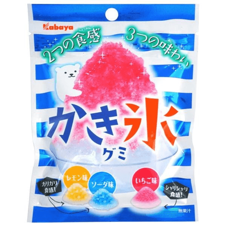 日本カバヤ かき氷グミ 55g - Yami