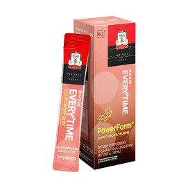 EVERYTIME 파워폼 블랙 마카 & 타우린 다이어트 보충제, 10개입