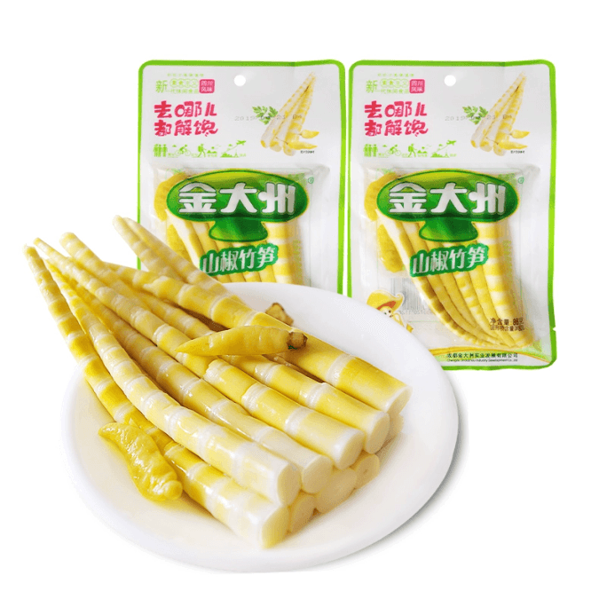 【中国直送】金達州 たけのこの漬物 88g×2袋