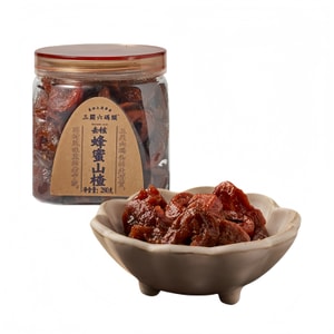 【中国直送】三観六卜山盛り蜂蜜サンザシ260g、甘酸っぱくて食欲をそそるすぐに食べられる中空砂糖漬けフルーツ、人気のオンラインスナック