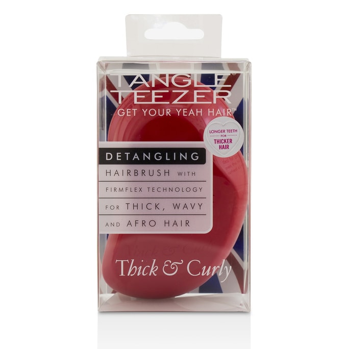 Tangle Teezer Thick & Curly Detangling Hair Brush - # Salsa Red    TC-CR-010617
