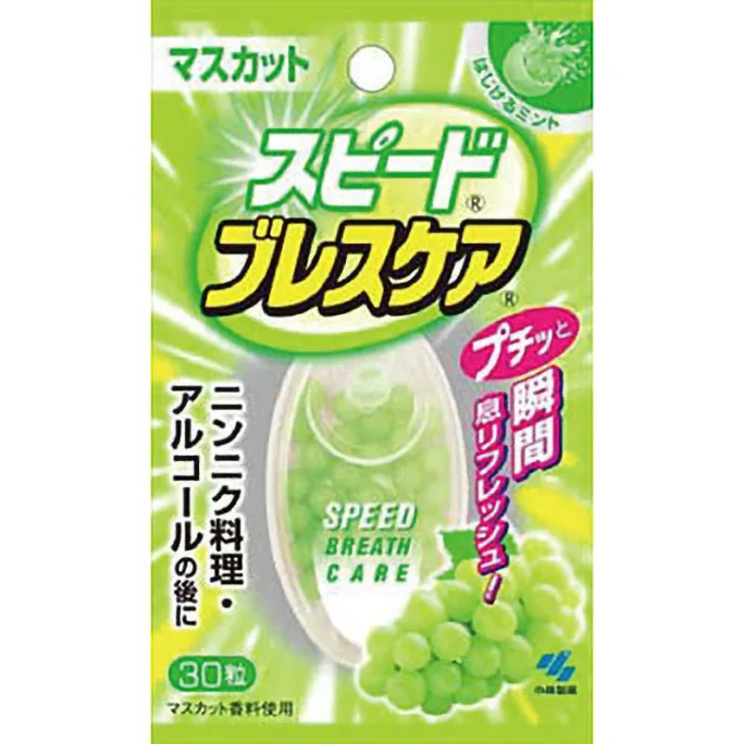 Kobayashi Pharmaceutical Quickly Remove Oral Odor Chewing Gum Green Flavor 30pcs