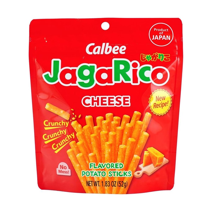JagaRico Potato Sticks Double Cheese Flavor, 1.83oz