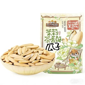 【中国直邮】 三只松鼠 瓜子茉莉花茶茶香瓜子大颗粒饱满袋装炒货休闲零食 108g