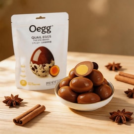 Oegg零蛋 鹌鹑蛋 五香味 100g【营养早餐搭配卤蛋】【高蛋白质】