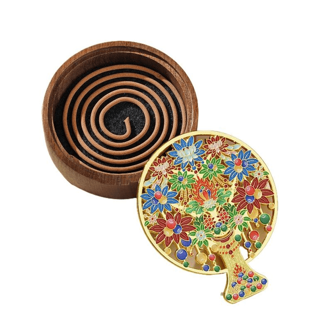 Potala Palace Wealth Full Branch Fragrant Box Hollow Aromatherapy Stove 75 * 21mm