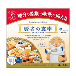 【日本直邮】 日本 大塚食品 贤者の食卓 酵素 抑制糖和脂肪的吸收 6g*30包