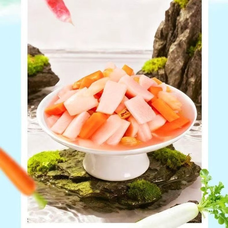 【中国直邮】  吉香居 四川老坛泡菜爽脆萝卜片泡儿菜320g脆嫩开味下饭速食菜 8