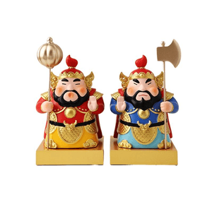 Beihan Meiwang Mansion Door God Ornament Living Room Entrance Foyer Office Desktop Decoration 19cm