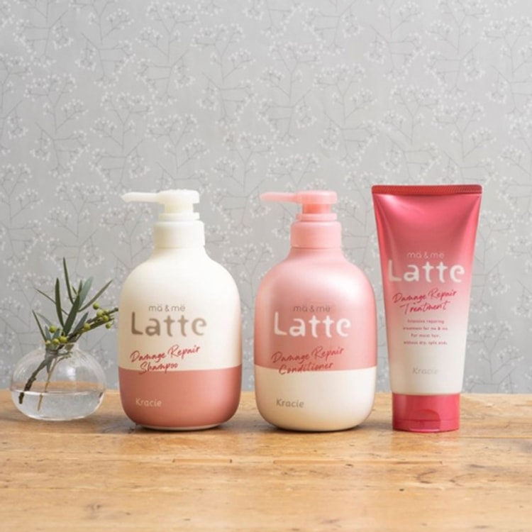 KRACIE ma&me Latte damage repair parent-child shampoo 490ml