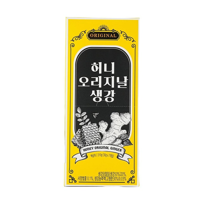 韩国DAMIZLE 蜂蜜姜茶 浓缩汁 7包入 210g