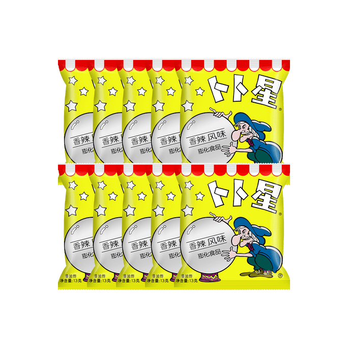 【Value Pack】Spicy Puffed Snacks 13g*10