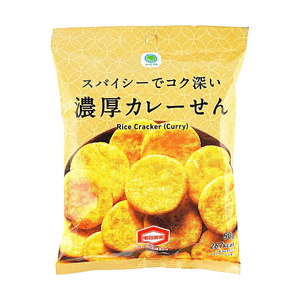 Rich Curry Rice Crackers, 1.76 oz【10 Spices Deep Curry】