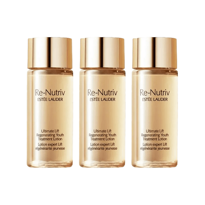 【Expédition directe de Hong Kong】 Estée Lauder Platinum Collection Essence of Flowers Sérum Raffermissant (format échantillon) 50ml✖️3 Bouteille Platine Anti-âge Rajeunissement Hydratant Illuminateur Améliore les ridules et le relâchement