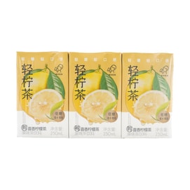 喜茶 轻柠茶 鸭喜香鸭屎香柠檬茶 250ml*6盒【低糖低卡零脂】