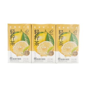喜茶 轻柠茶 鸭喜香鸭屎香柠檬茶 250ml*6盒【低糖低卡零脂】