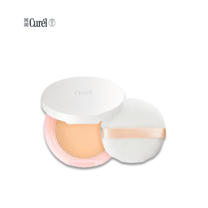 日本 CUREL 珂潤 柔軟輕盈粉末粉底8g SPF16/PA++【淺膚色】