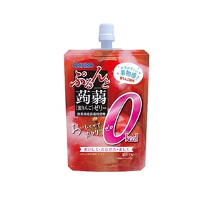 [일본 직배송] 오리히로 0칼로리 곤약 젤리 스퀴저, 사과맛, 130g