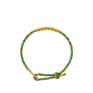 【中国直邮】 普陀山 马年十二生肖本命年红绳编织手绳手链 虎-虚空臧菩萨 14-18cm