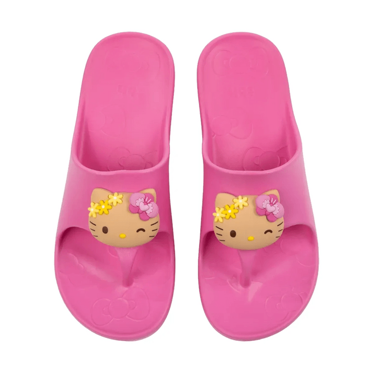 野兽派 Hello Kitty 聯名 立體造型坡跟拖鞋 玫粉 37-38 【Hello Kitty 聯名款】【輕盈坡跟】 6