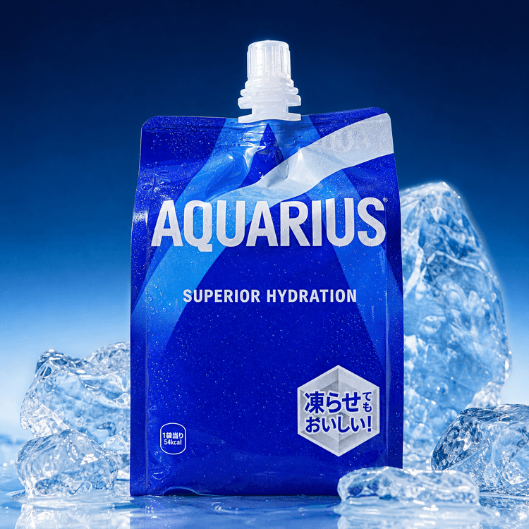 AQUARIUS SUPERIOR HYDRATION パウチ COCA-COLA Aquarius Handy Pack 10.5oz 【Superior Hydration
