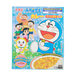 日本丸美屋 哆啦A梦 猪肉与蔬菜 甜味咖喱 145g【甜味甘口】【不加热也美味】