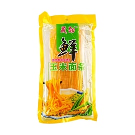 晟勋 鲜玉米面条 420g【黄色玉米面】【低脂肪粗粮挂面】【可用于麻辣烫火锅】