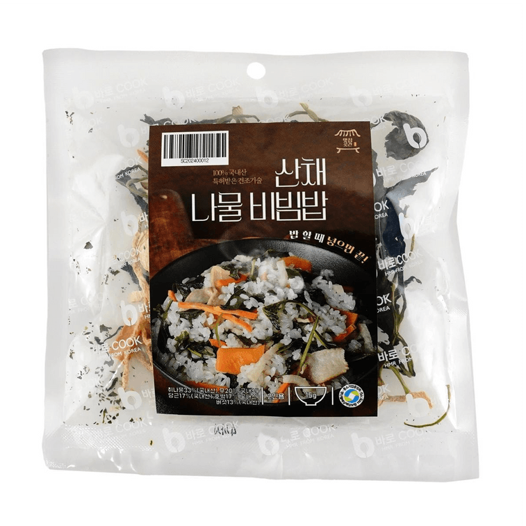 Mountain Vegetable Seasoning Mix For Bibimbap Rice, 2 Servings, 0.53 oz 5