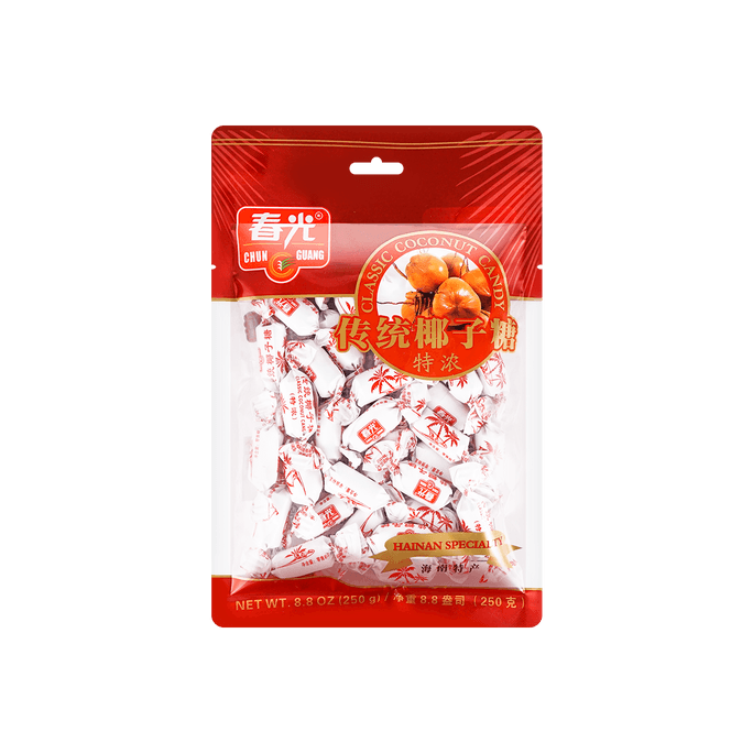 春光 傳統椰子糖 特濃 250g【海南特產】