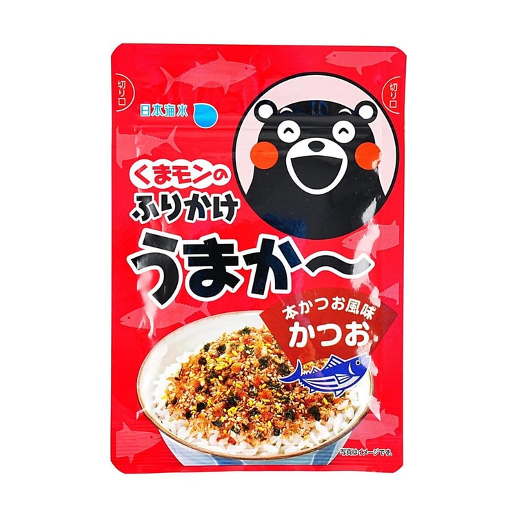 NIHONKAISUI Kumamon Katsuo Furikake - Bonito Flavor Rice Seasoning