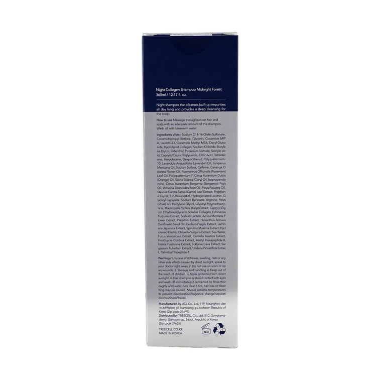 Night Collagen Shampoo, Midnight Forest, 12.17 fl oz. - Oil & Flake Scalp Soothing System 6
