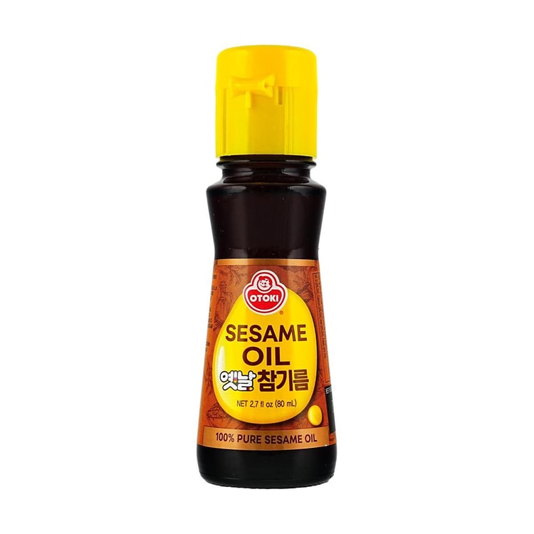 韩国OTTOGI / OTOKI不倒翁芝麻油香油80ml【可用于凉拌菜紫菜包饭拌饭等