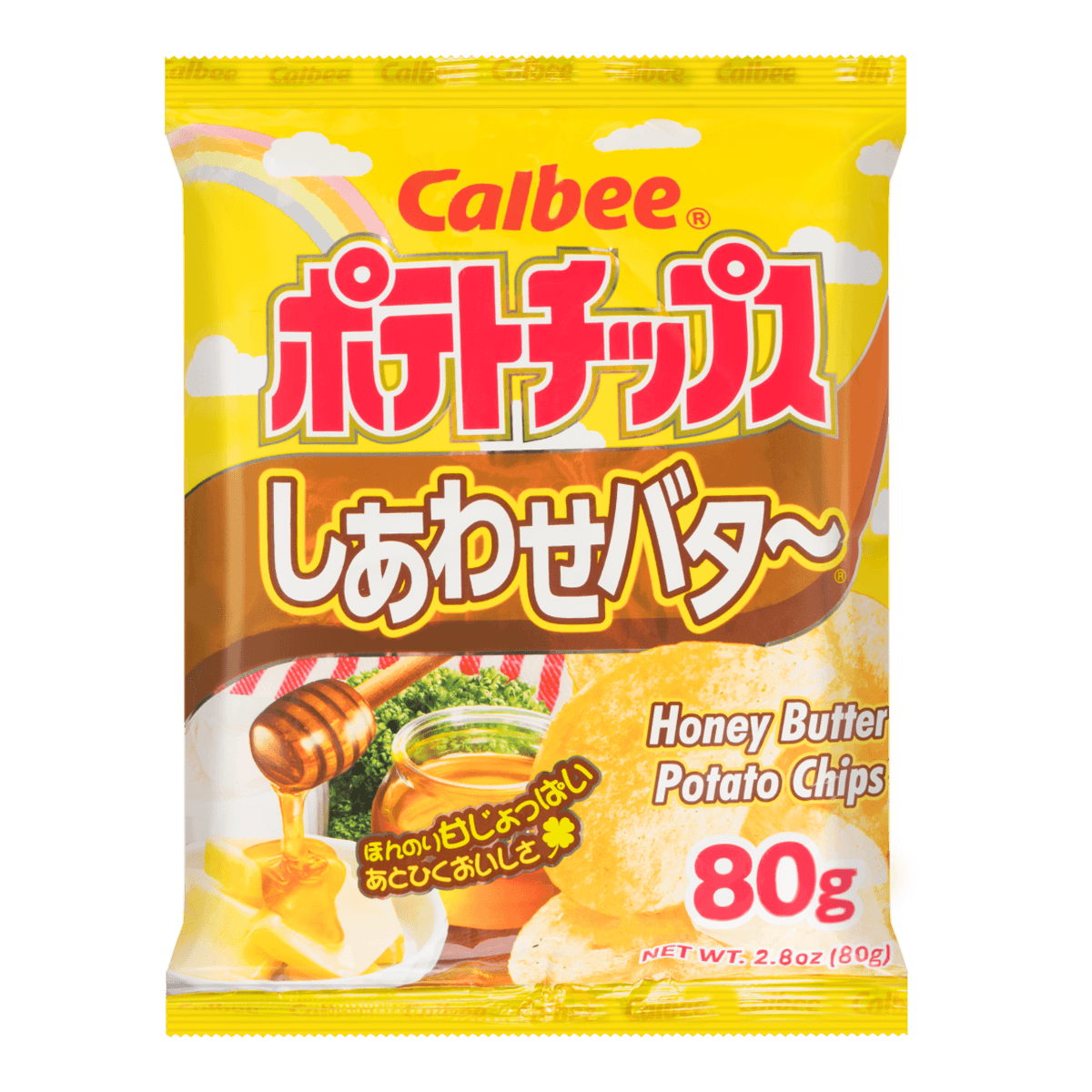 日本calbee卡乐b蜂蜜黄油味薯片80g怎么样