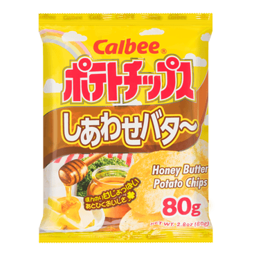 日本CALBEE卡乐B 蜂蜜黄油味薯片 80g
