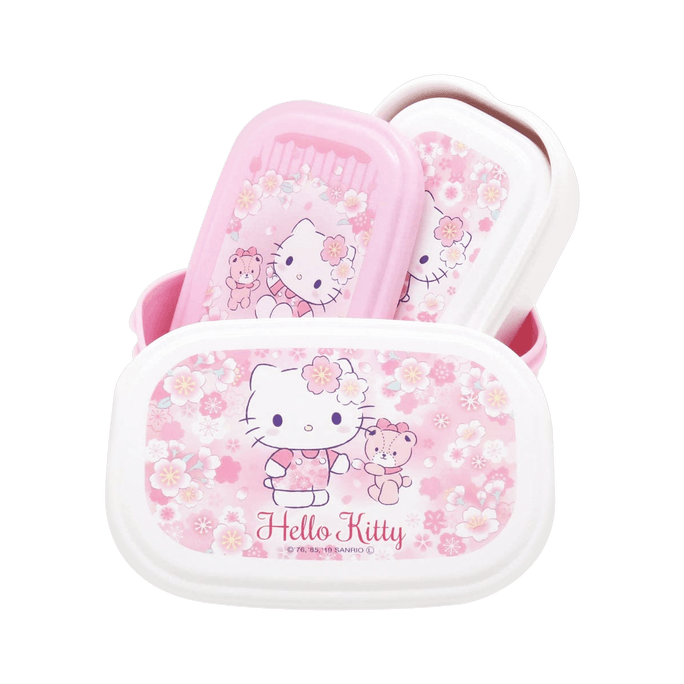 Hello Kitty Food Container Set Lunch Box Bento Box 3pcs
