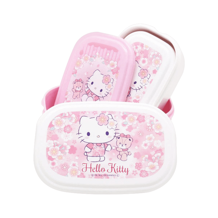 OSK Hello Kitty Food Container Set Lunch Box Bento Box 3pcs 