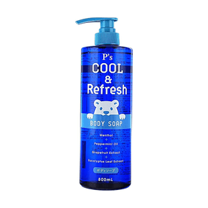 P의 쿨앤리프레시 바디솝, 시원한 멘톨 향, 상쾌하고 깨끗한 향, 760ml