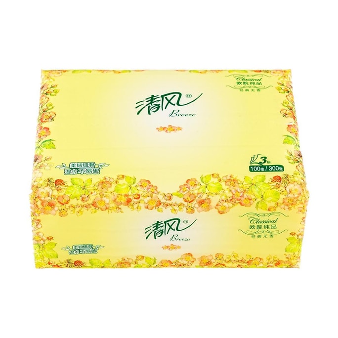 3層ティッシュペーパー 柔らかくて丈夫 100枚