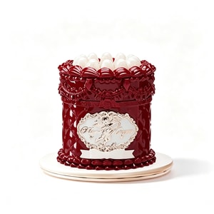 Strawberry Cupid Cake 5g Lip Cream With Brush Head Matte Lip Mud Smooth V07 Fig