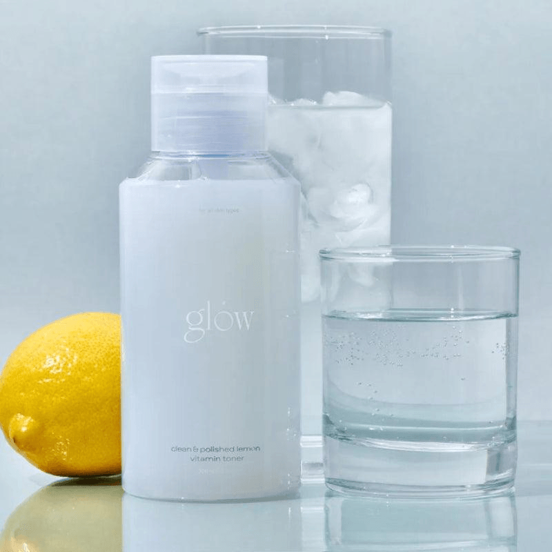 Glow レモンビタミントナー トリートメント スキンケアヘアケアセット 韓国直送】グロー済州島レモンビタミンブライトニング＆モイスチャ