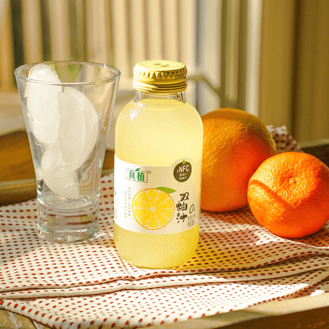 【无敌好喝】真植 双柚汁 柚子胡柚复合果汁饮料 300ml【清清爽爽 无限回购】