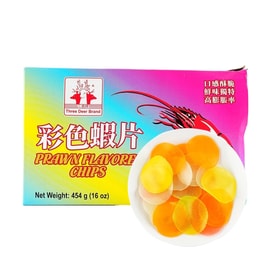 泰國三鹿牌 彩色蝦片 454g