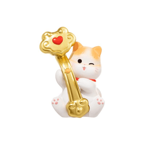【中国直送】宮殿博物館タオバオ - 宮殿猫卓上置物、宮殿猫如意置物、6.2cm*1箱